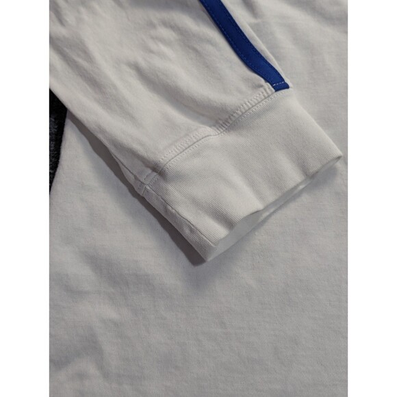 Adidas Long Sleeve T-Shirt Womens  Extra Large White Logo Striped Mountain Logo - Picture 4 of 11